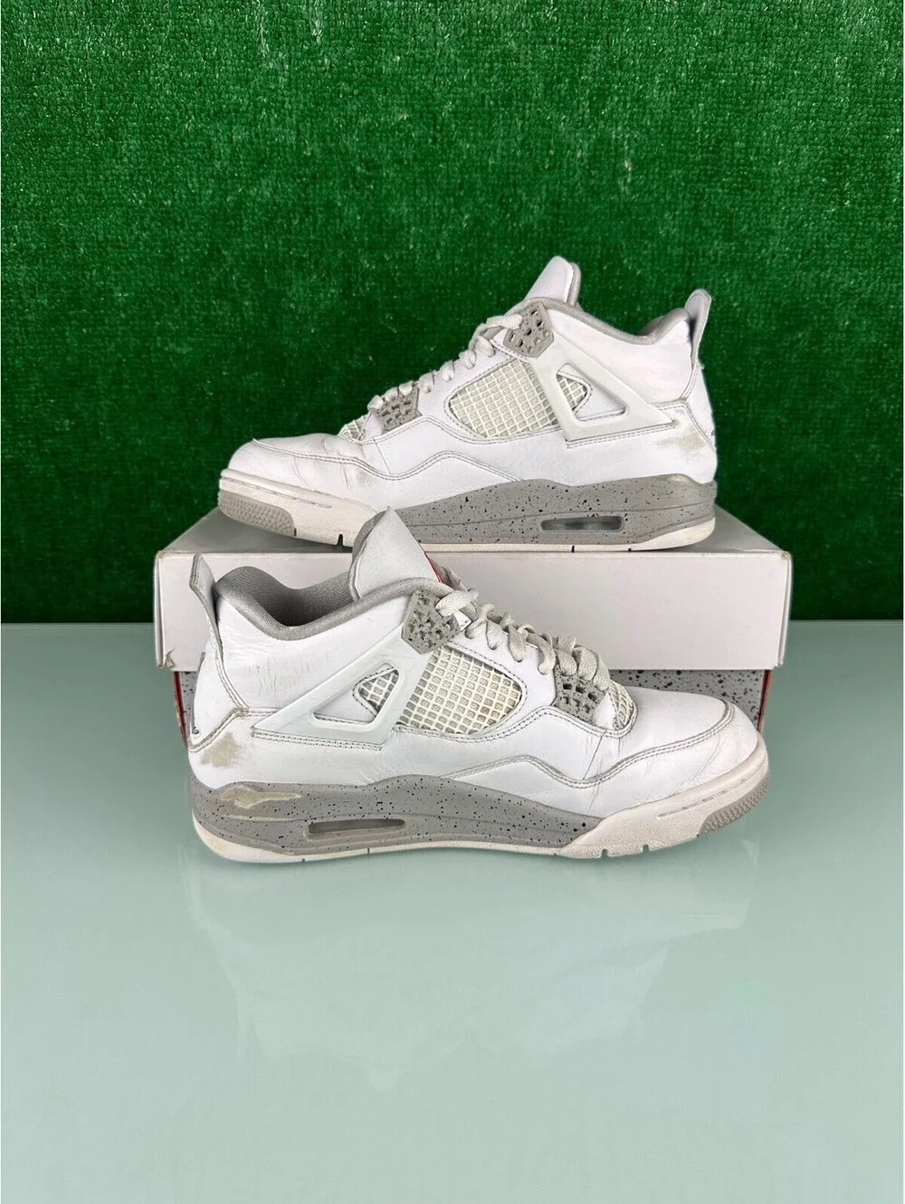 Size 9 - Jordan 4 Retro Mid White Oreo